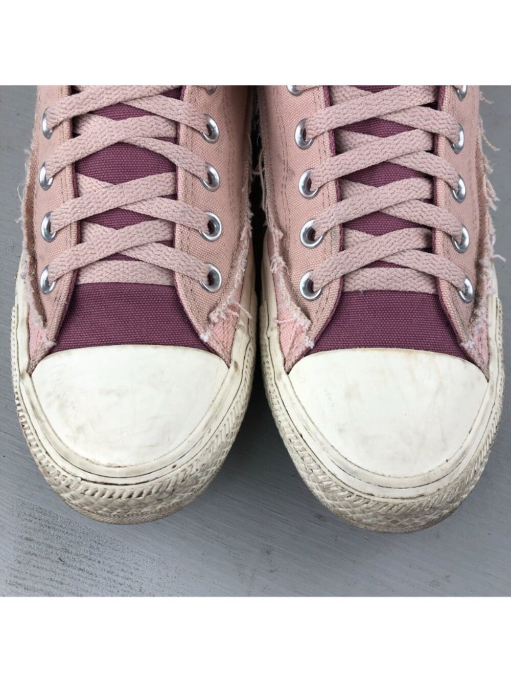 Converse Women's Size 11 Chuck Taylor All Star Pink Purple High Top Sneakers - Picture 4 of 14